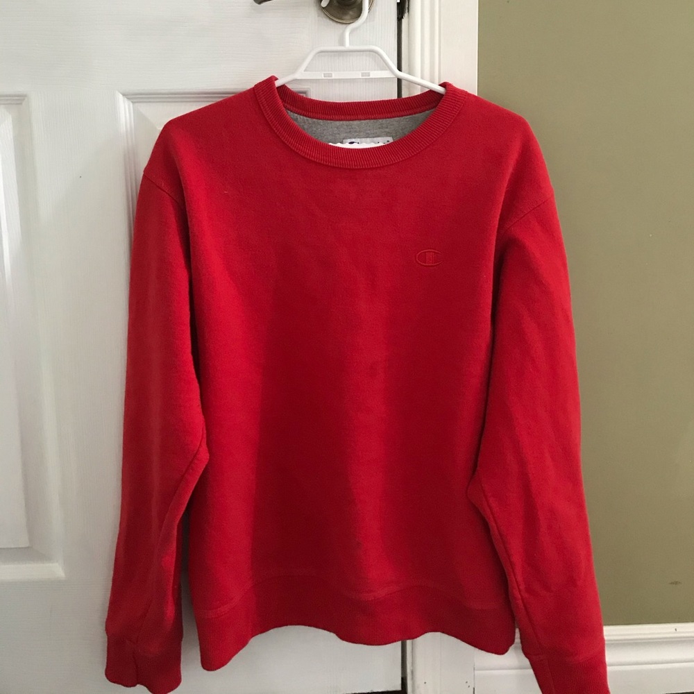 Red Champion Crew Neck
